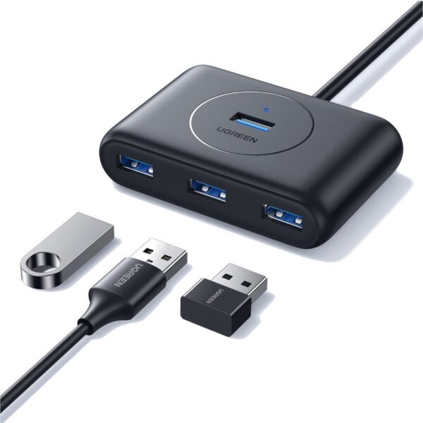 UGREEN 4-Port USB 3.0 Hub with Micro USB | 5Gbps Data Transfer - 0.5m - Image 4